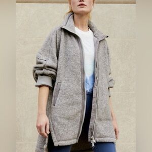 FP Movement by Free People big love fleece Jacket size S grey